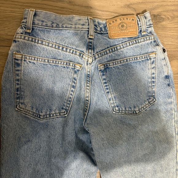 Vtg 80’s Gap Denim Slim Fit High Rise Jeans Sz 4 Ankle Light Wash 90s Retro - Picture 4 of 11